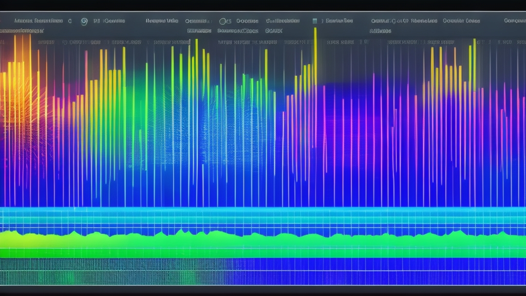 Audio frekvencia spektrum analízis vizualizáció színes hullámforma kijelzővel és optimális equalizer beállításokkal